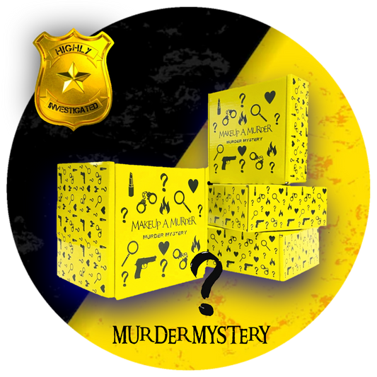 mystery box makeup a murder cosmetics makeup surprises birthday events rave party gift box murder mystery neon pigment pastel makeup eyeliner graphic eyeliner