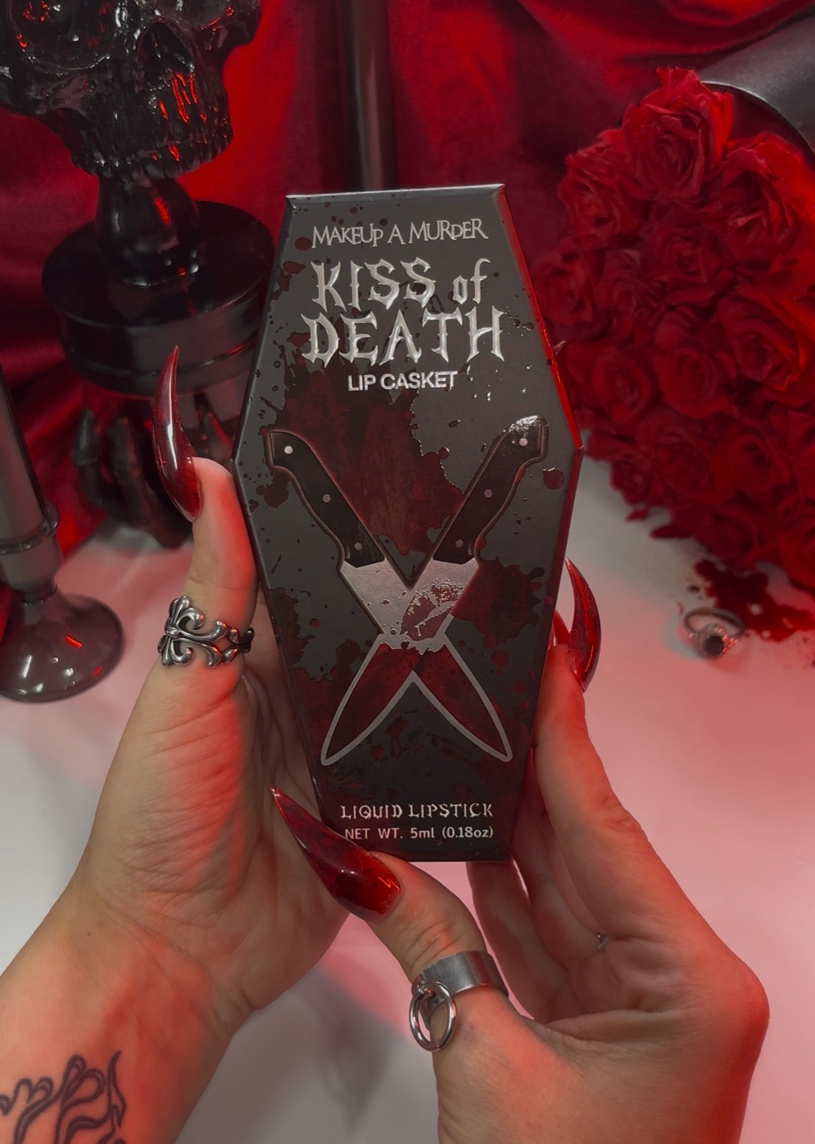 NEW KISS OF DEATH Bloody Lip Glosses (Full Collection)