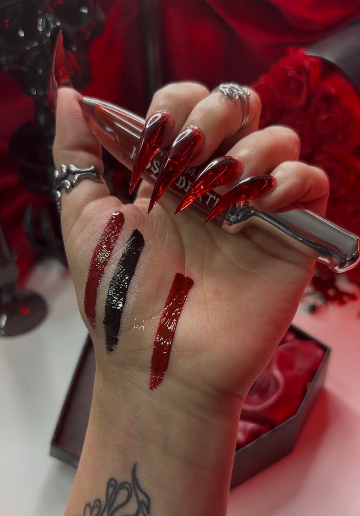 NEW KISS OF DEATH Bloody Lip Glosses (Full Collection)