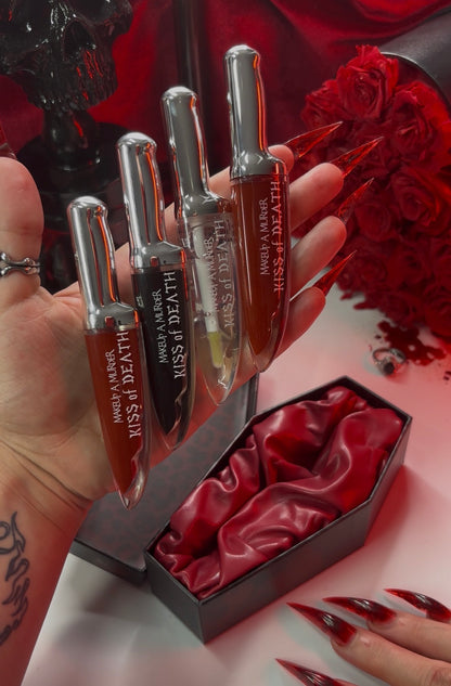 NEW KISS OF DEATH Bloody Lip Glosses (Full Collection)