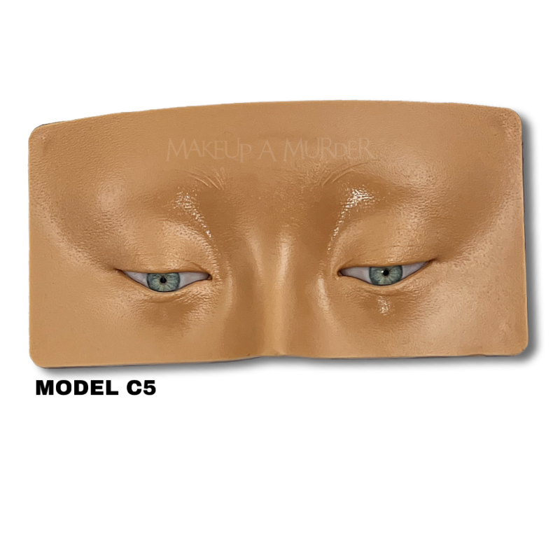 Makeup Practice Face 3D Realistic Eye Painting Practice Plastic Face  Silicone Makeup Practice Board Face Eyes Makeup Mannequin for Makeup  Artists and