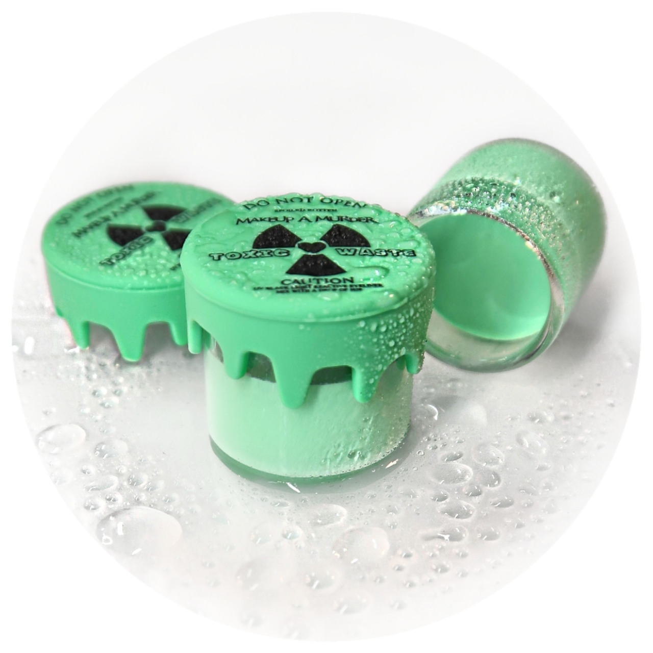 TOXIC WASTE GRAPHIC EYELINER PIGMENTED WATER ACTIVATED HYDRO EYELINER PAINT POD PASTEL UV NEON PIGMENT