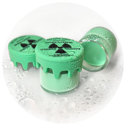 TOXIC WASTE GRAPHIC EYELINER PIGMENTED WATER ACTIVATED HYDRO EYELINER PAINT POD PASTEL UV NEON PIGMENT